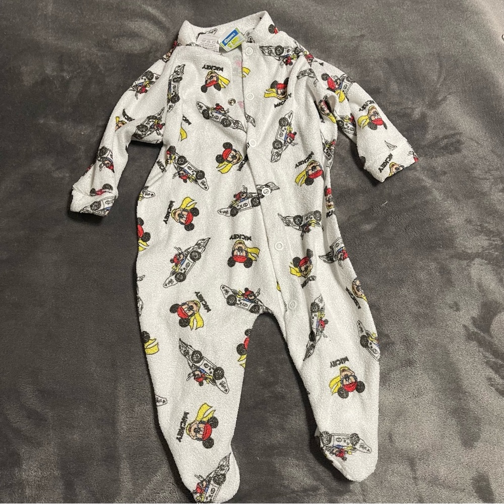 Disney Mickey Mouse Kids One Piece Pajama